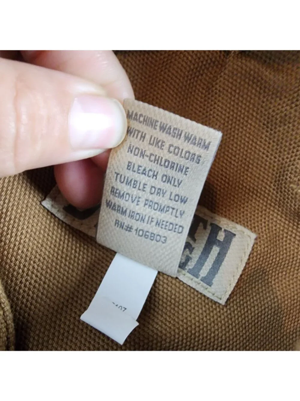 Duluth Pants Mens 40x30 Brown Double Knee Cotton Mid Rise Cargo